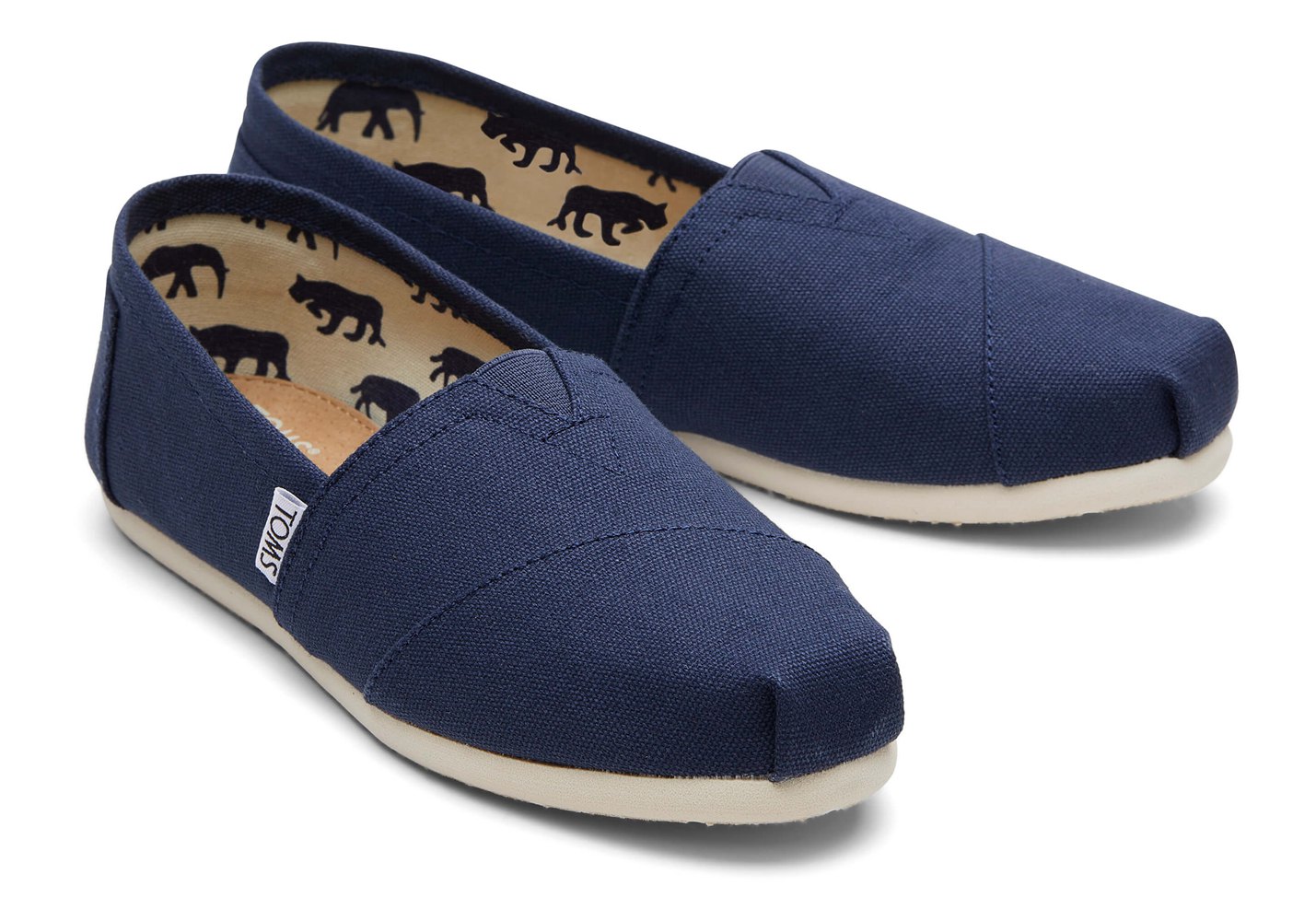 Toms Alpargata Canvas Espadrille Navy - Womens - 63715-BLQY